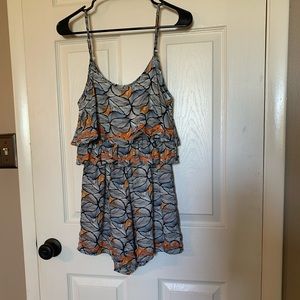 Cute patterned romper